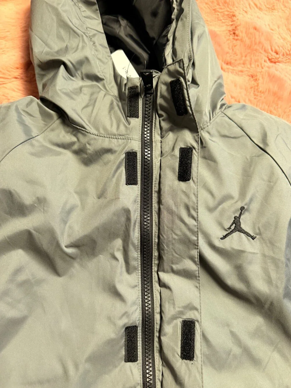 Jordan Boys XL 3-in-1 Jacket Smoke Grey Black Fleece Hooded Coat Windbreaker NWT